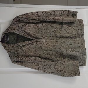 Lauren Ralph Lauren Women's Textured Olive Blazer